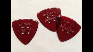 Video thumbnail for V Picks Guitar Pick Review by Tony Polecastro
