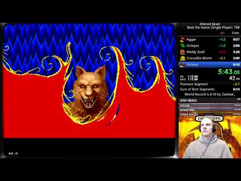 Altered Beast 6:17 speedrun