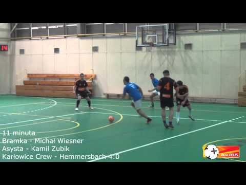 Karłowice Crew - Hemmersbach 8:2 - Bramki, Piłka Plus, Sezon Zima 2013/2014, 08.12.2013