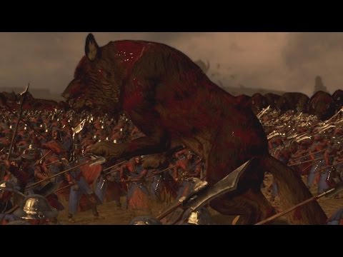 GIANT WOLVES vs ARMY - Total War: WARHAMMER