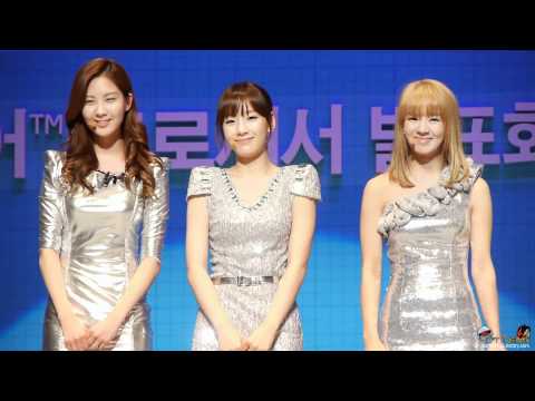 [Fancam] 110118 SNSD - Interview@2nd Gen Intel CP Conference