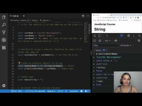 JavaScript Course - String and Boolean (4/20) #javascript
