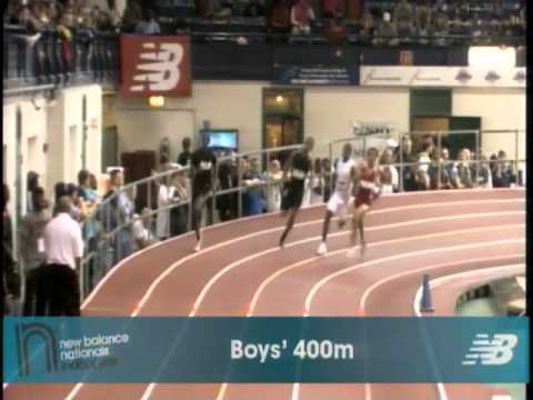 Boys 400m Final Heat 1 - New Balance Indoor Nationals 2011