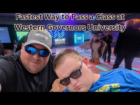 The easiest and fastest way to pass the class at WGU. It's not what you want to hear.