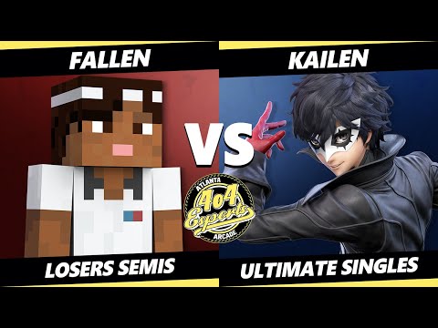 4o4 Smash Night 31 Losers Semis - Fallen (Steve) Vs. Kailen (Joker) SSBU Ultimate Tournament