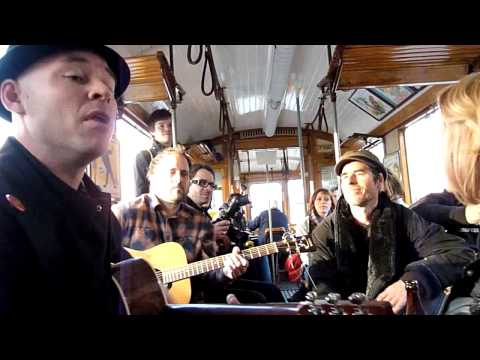 Nathen Maxwell - Stick to My Guns [HD] live + acoustic in a tram