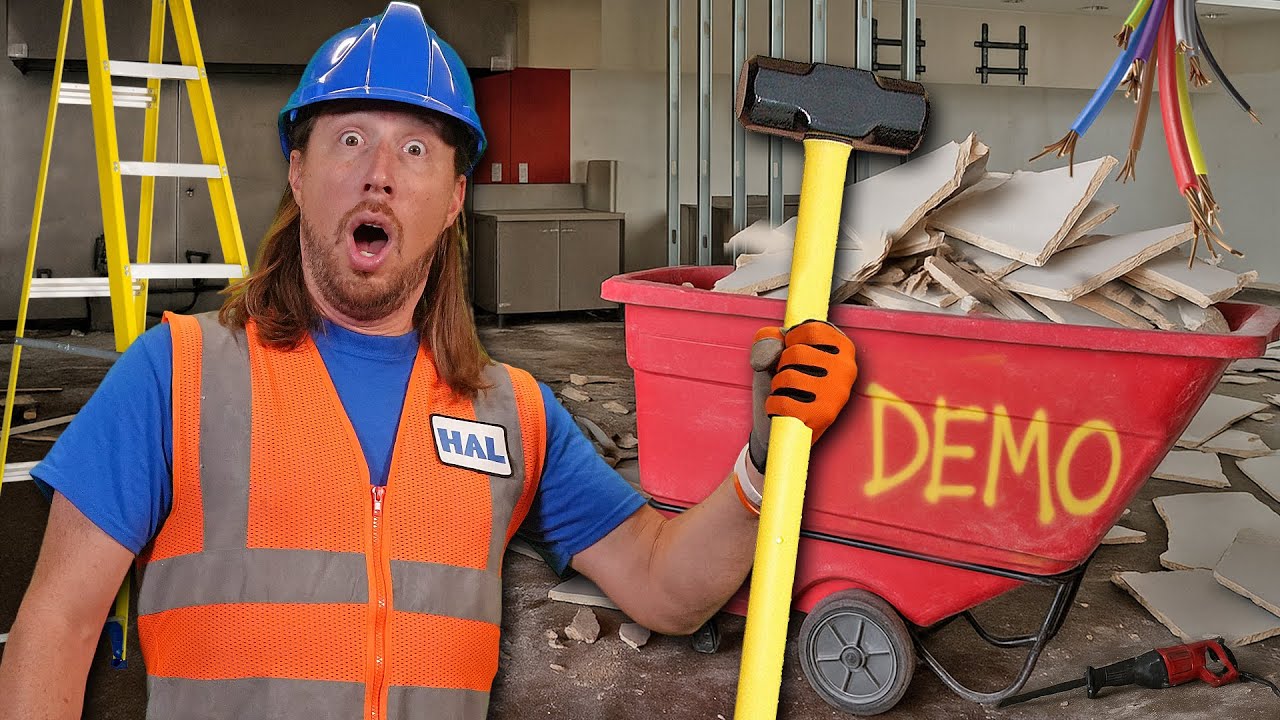 🚧👷‍♂️Demolition Day with Handyman Hal! Sledgehammers, Sawzalls & Fun! 🦏💥