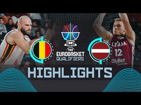 Belgium 🇧🇪 vs Latvia 🇱🇻 | Highlights | FIBA EuroBasket 2025 Qualifiers