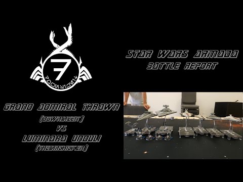 Star Wars Armada - Grand Admiral Thrawn vs Luminara Unduli - 400pt Battle Report