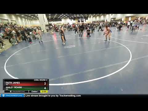 138 Lbs Cons. Round 2 - Faith James, MO Vs Hailey Roark, MO 5764