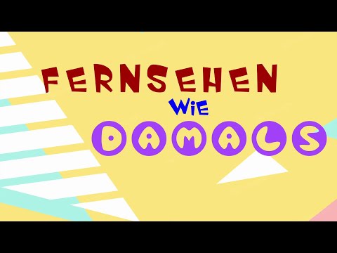 Fernsehen wie Damals - Eine Reise durch die Deutsche Fernsehlandschaft (Anfang der 90er - Teil 1)