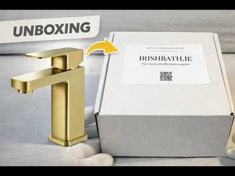 Mono Basin Mixer Tap | Brushed Brass (Gold) - Image 2