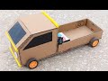 How To Make A Diy Cardboard Truck With DC Motor Made At Home Science Project