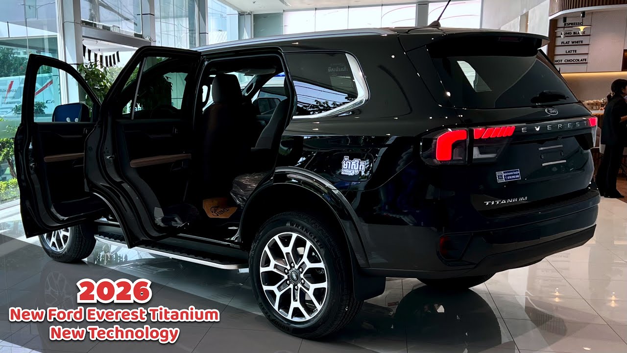2026 Black Ford Everest Titanium 4X4 - Full Exterior and Interior Walkaround