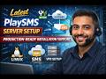 Latest PlaySMS Server Setup Production Ready Installation Support