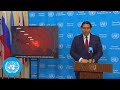 Israel On Iran Security Council Media Stakeout United Nations