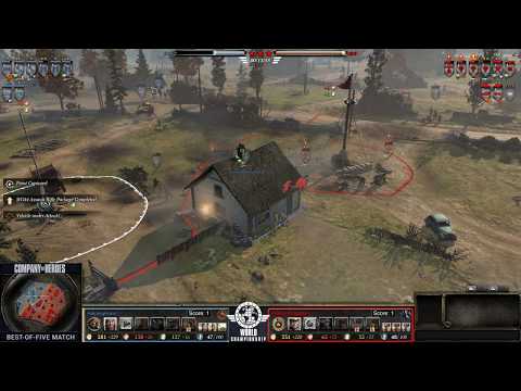 CoH2 World Champs Round of 16  - HelpingHans vs. Noggano Game 3 of 5 - Incredible series!!
