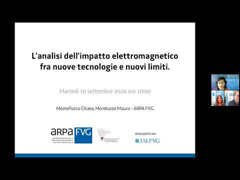 frame del video: l’analisi dell’impatto elettro..., visibile all'interno del canale youtube di arpa fvg