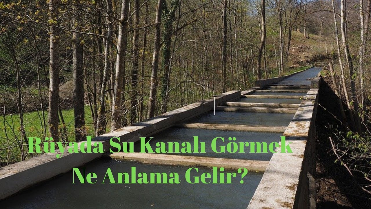Rüyada Su Kanalı Görmek Ne Anlama Gelir