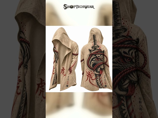 Vídeo relacionado con Hombres Vintage Japonés Samurai 3D Impreso Sudaderas con Capucha Unisex de Manga Larga Streetwear Casual Pullover Chaqueta Top