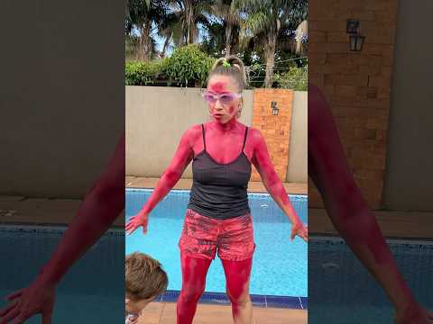 I WONDER IF THE PAINT WILL COME OUT😱 SERÁ QUE A TINTA VAI SAIR😱 #viral #fyp #funny #shorts