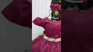 Vídeo de Vestido Heloisa Infantil Longo Marsala