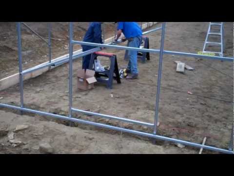 How To Build A Greenhouse - Step 19: Framing The End Walls
