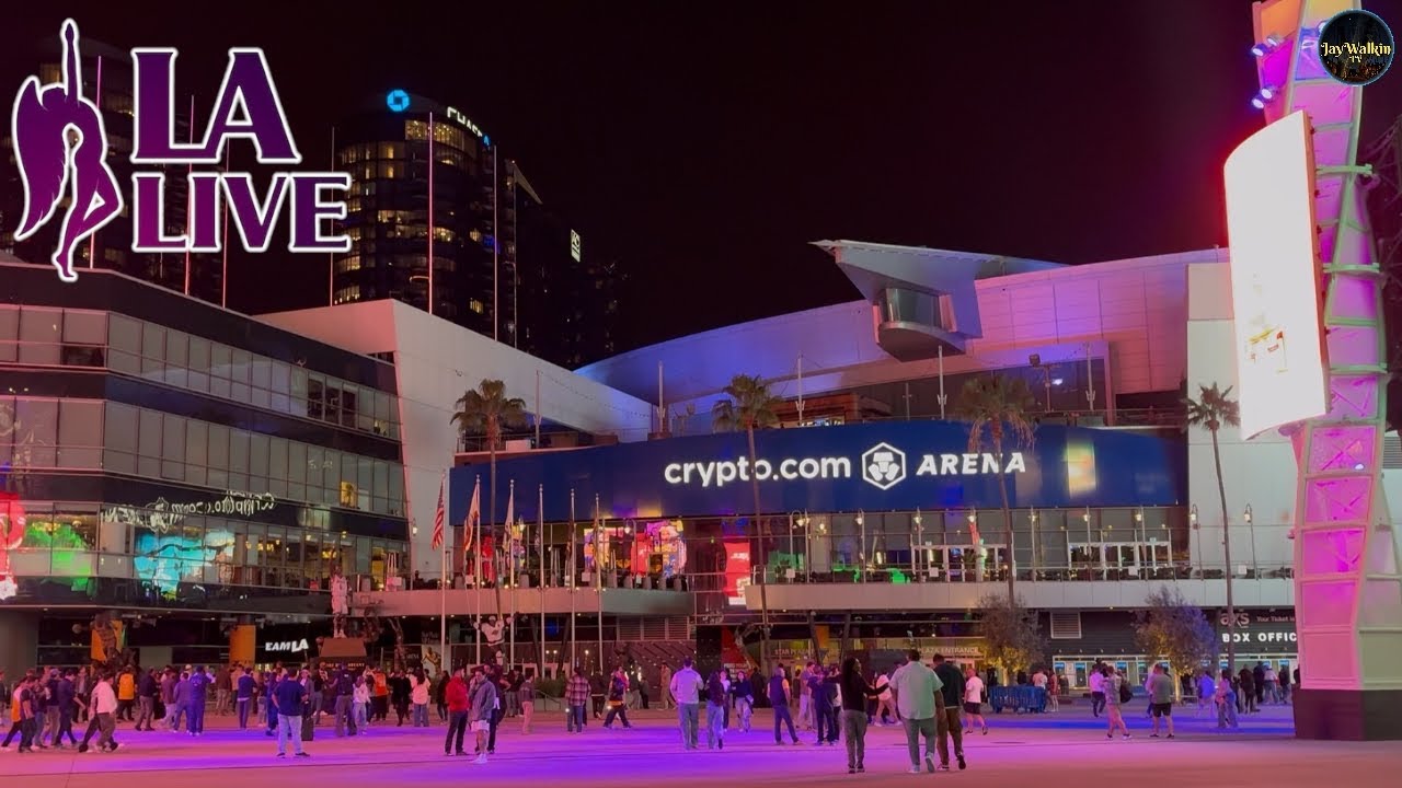 🌃 LA L!VE on Game Night ✨| Los Angeles, California [4K]