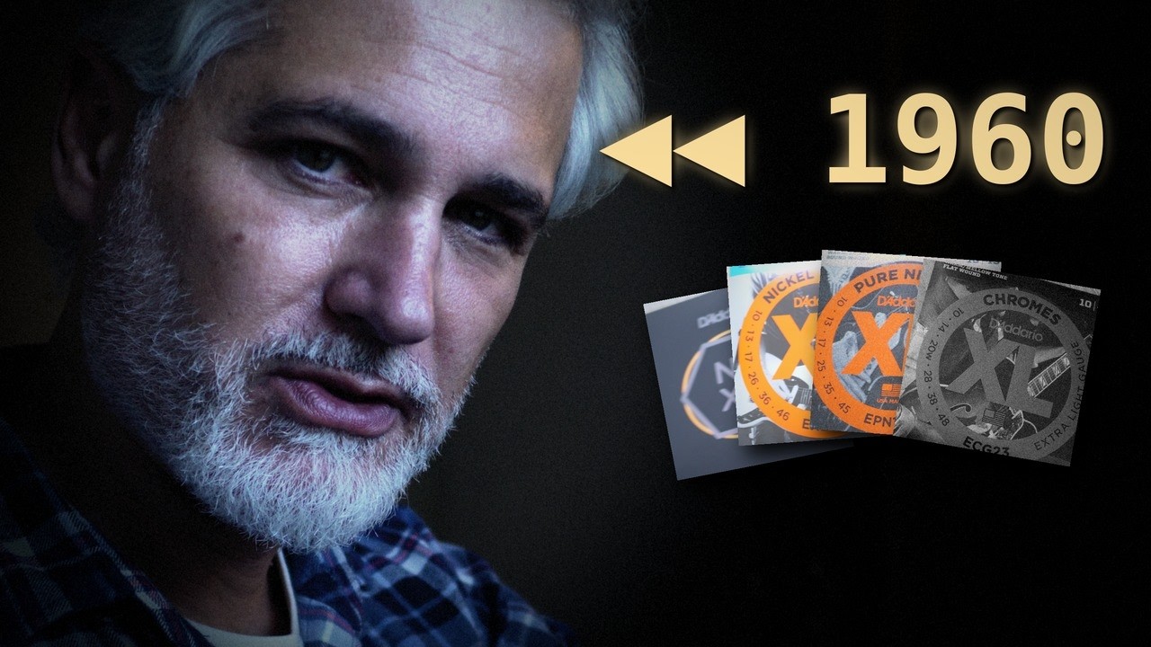 66 Years of Guitar Strings on One Guitar (NYXL to Flatwound)