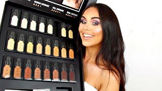 PIZZA BOX FULL OF MAKEUP! ONE BRAND TUTORIAL | Rebekah Eller