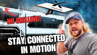 Finally! RV Internet Solved! (NO-DRILL Starlink Install)