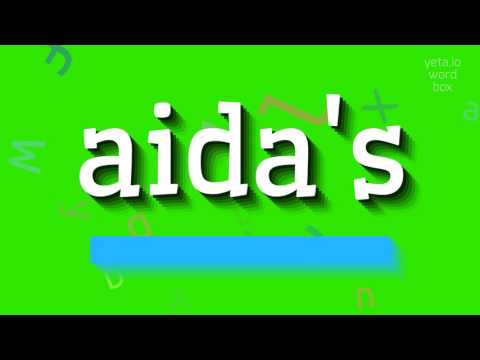 How to say "aida's"! (High Quality Voices)