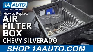 How to Replace Air Filter Box 14-19 Chevy Silverado