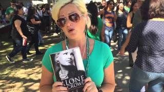 Endometriosis Author Ania G at LA Times Book Fest Promoting her book Alone in the Crowd