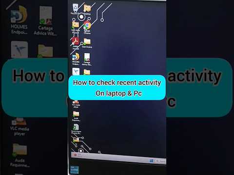 How to check recent activity on pc or laptop #shorts #recent #viral #ytshorts