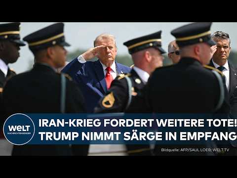 Video Thumbnail: DOVER AIR FORCE BASE: Iran-Krieg fordert Tote | Donald Trump empfängt gefallene US-Soldaten