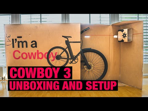 COWBOY 3 UNBOXING, SETUP AND COMPARISON TO COWBOY 2: Cowboy 3 e-bike unboxing and assembly