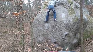 Video thumbnail: Endémique Climbing, 8a. Fontainebleau