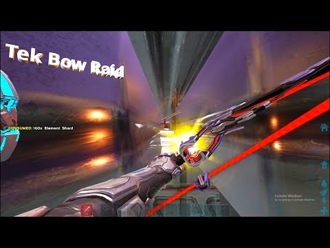 How The Tek Bow Fits Into Raiding - ARK Quick Raid Genesis Part 2