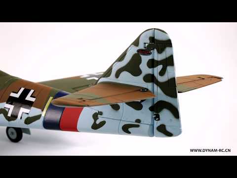 Dynam Me-262 Yellow 9 V2 Twin 70mm EDF RC Jet