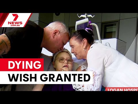 Dying teen's wish granted at hospital wedding | 7NEWS