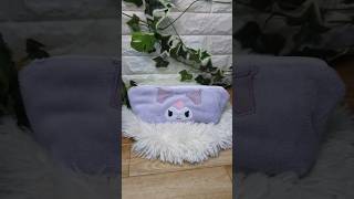 [100均DIY] フェイスタオルを切らずに使うよ #初心者 #ハンドメイド #diy #可愛い #簡単 #水筒入れ #クロミちゃん