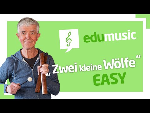#edumusic - "Zwei kleine Wölfe" mit einfacher Xylobegleitung