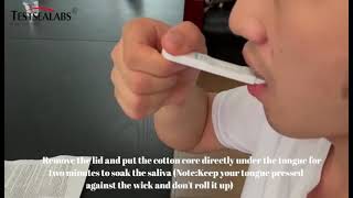 TESTSEALABS COVID-19 Antigen Test (Saliva)-- Lollipop Style