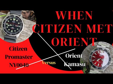 Citizen Promaster NY0040 vs Orient Kamasu. When Citizen met Orient! Which is The Best Budget Diver?