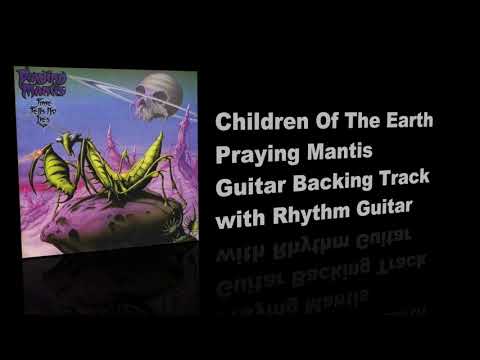 Children Of The Earth / Praying Mantis - Guitar Backing Track with Rhythm Guitar