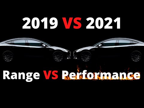 2019 VS 2021 Tesla Model 3 Improvements & Long range vs Performance can you really feel that 1sec ??