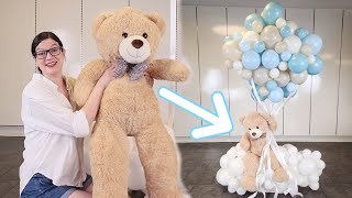 How to make a Giant Floating Teddy Bear Balloon Display