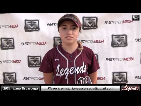 2024 Lana Escarcega - 4.14 GPA - Athletic Middle Infielder Softball Skills Vídeo - Norcal Legends