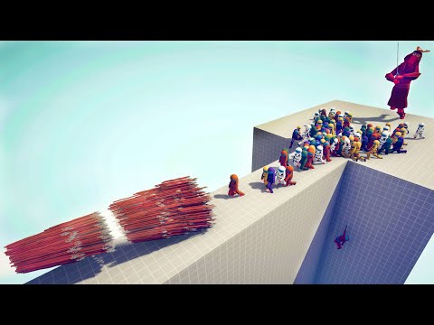 100 AMONG US & GIANT vs EVERY GOD - Totally Accurate Battle Simulator TABS